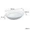 MARINEX OVAL ROASTER WITH COLOURED PLASTIC LID, 1.6LT (268X188X61MM)