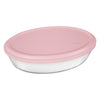 MARINEX OVAL ROASTERS WITH COLOURED PLASTIC LIDS, 1.6L