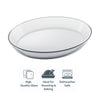 MARINEX OVAL ROASTER WITH COLOURED PLASTIC LID, 2.4L