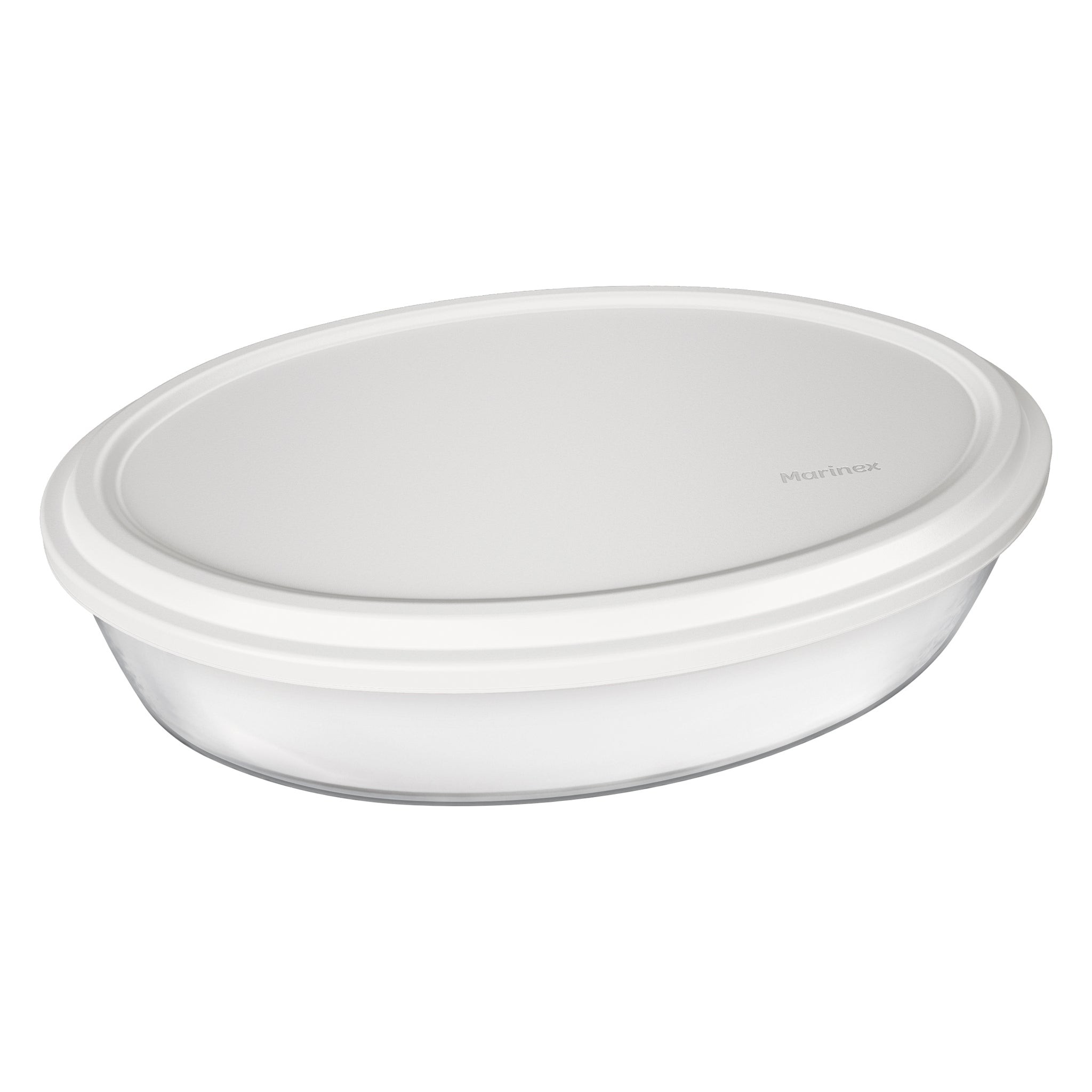 MARINEX OVAL ROASTERS WITH COLOURED PLASTIC LIDS, 2.4L