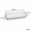 MARINEX RECT. ROASTERS WITH COLOURED PLASTIC LIDS, 1.6L
