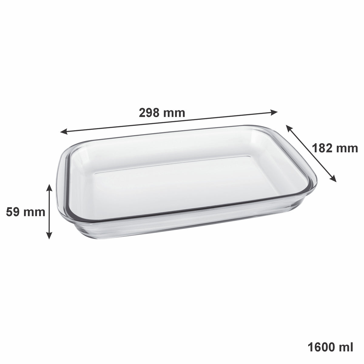 MARINEX RECT. ROASTERS WITH COLOURED PLASTIC LIDS, 1.6L