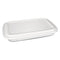 MARINEX RECT. ROASTER WITH COLOURED PLASTIC LID, 1.6LT (301X184X52MM)
