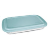 MARINEX RECT. ROASTERS WITH COLOURED PLASTIC LIDS, 1.6L