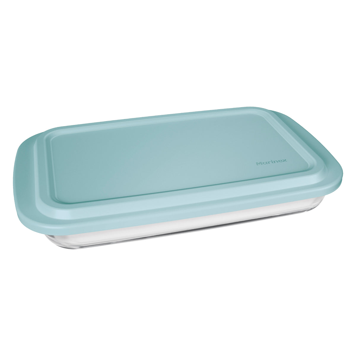 MARINEX RECT. ROASTERS WITH COLOURED PLASTIC LIDS, 1.6L