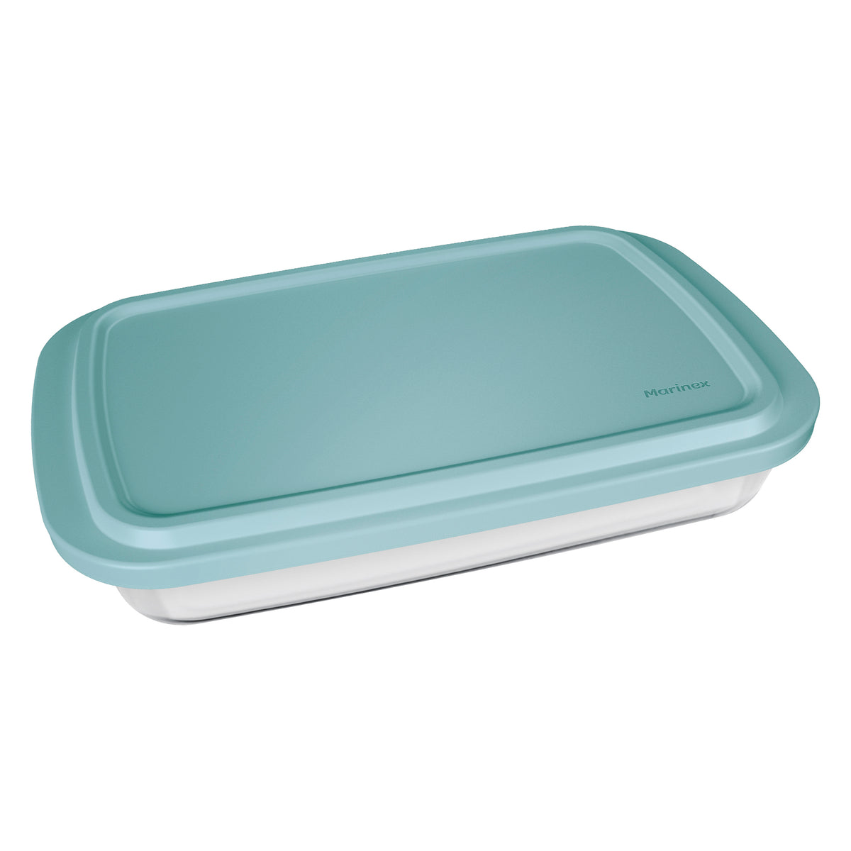 MARINEX RECT. ROASTERS WITH COLOURED PLASTIC LIDS, 2.2L