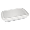 MARINEX RECT. ROASTERS WITH COLOURED PLASTIC LIDS, 2.2L