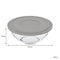 MARINEX MIXING BOWL WITH COLOURED PLASTIC LID, 500ML (60X155MM DIA)