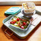 MARINEX MIXING BOWL WITH COLOURED PLASTIC LID, 500ML (60X155MM DIA)
