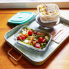 MARINEX MIXING BOWL WITH COLOURED PLASTIC LID, 500ML (60X155MM DIA)