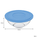 MARINEX MIXING BOWL WITH COLOURED PLASTIC LID, 500ML (60X155MM DIA)