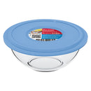 MARINEX MIXING BOWL WITH COLOURED PLASTIC LID, 500ML (60X155MM DIA)