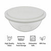MARINEX GLASS MIXING BOWLS WITH COLOURED PLASTIC LIDS, 1.5L