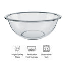 MARINEX MIXING BOWL WITH COLOURED PLASTIC LID, 3L
