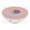 MARINEX MIXING BOWLS WITH COLOURED PLASTIC LIDS, 3L
