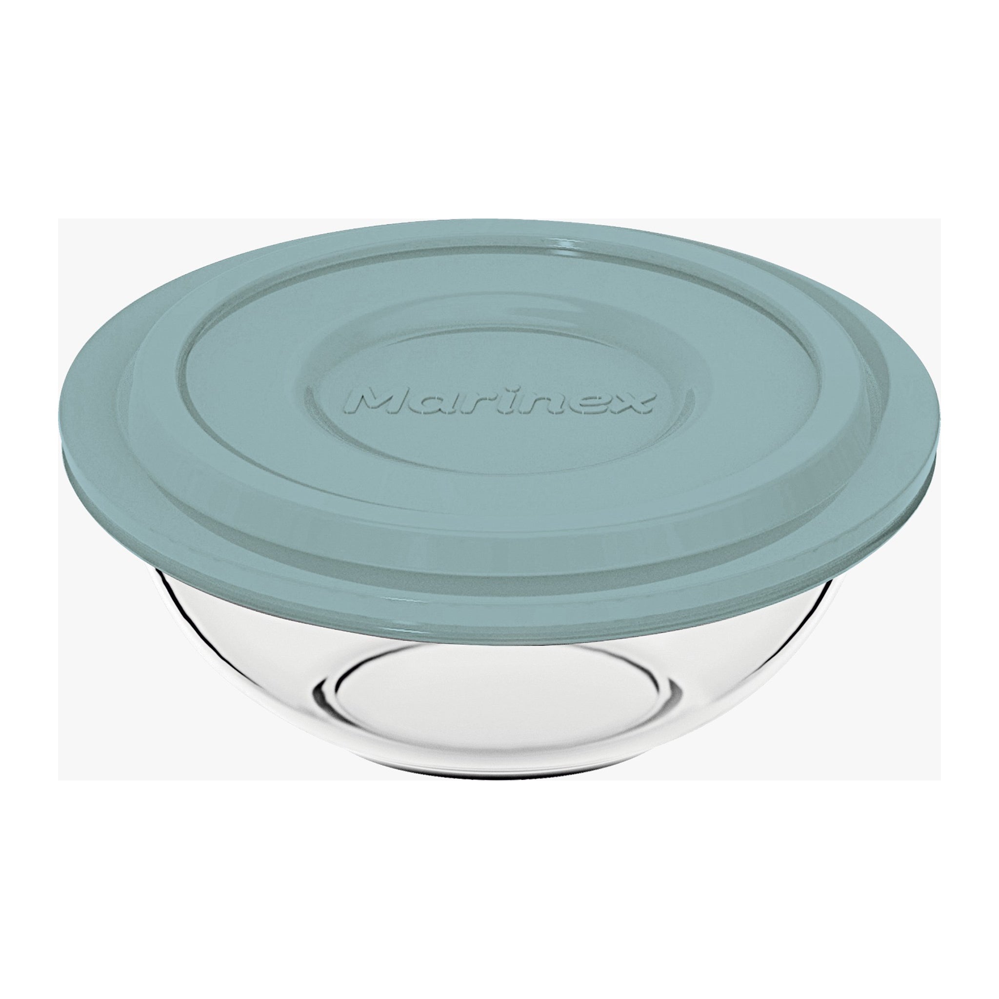 MARINEX MIXING BOWLS WITH COLOURED PLASTIC LIDS, 3L