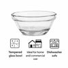 REGENT TEMPERED GLASS BOWL STACKABLE, 40ML