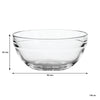 REGENT TEMPERED GLASS STACKABLE BOWL, 150ML