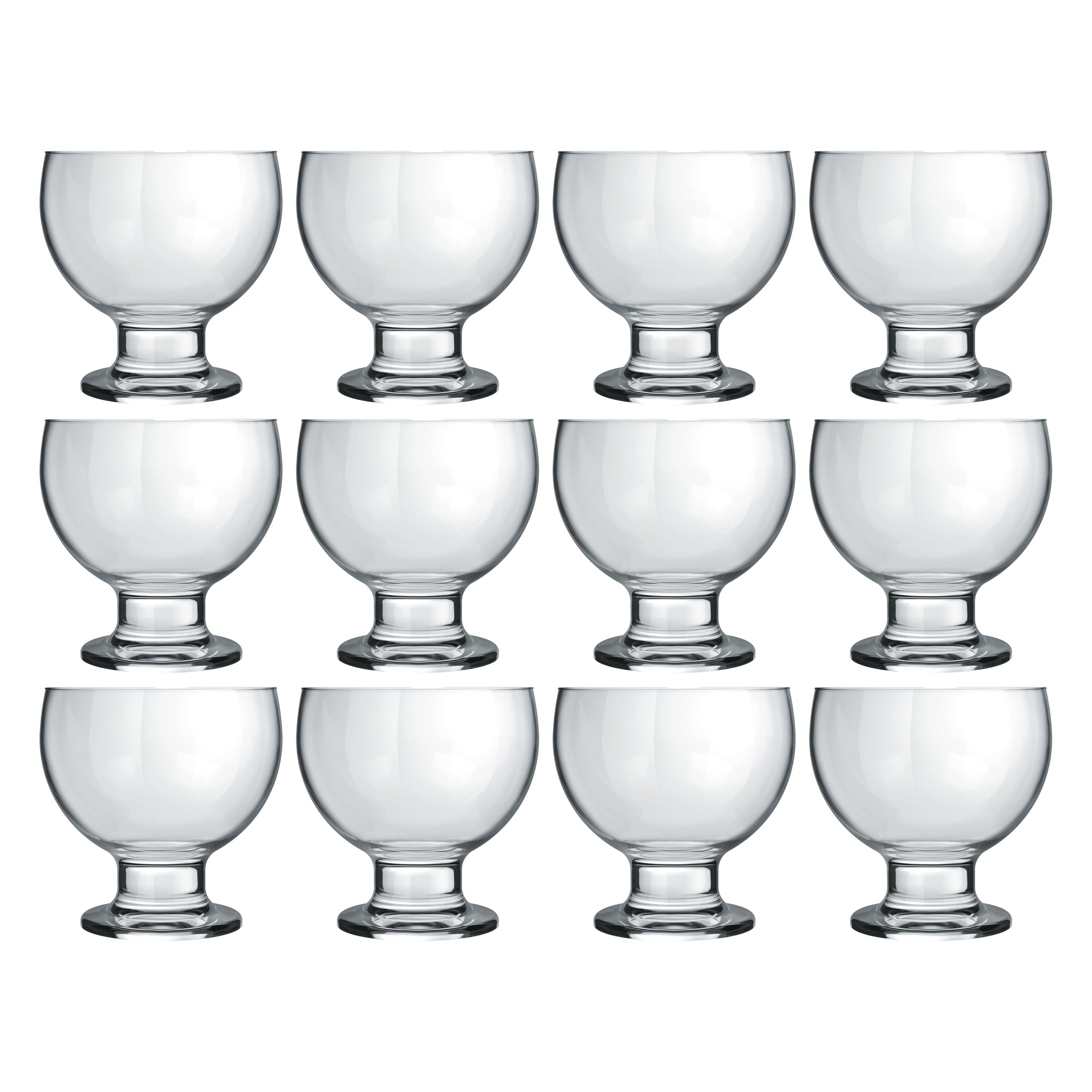 NADIR PAULISTA GLASS DESSERT BOWL, 400ML