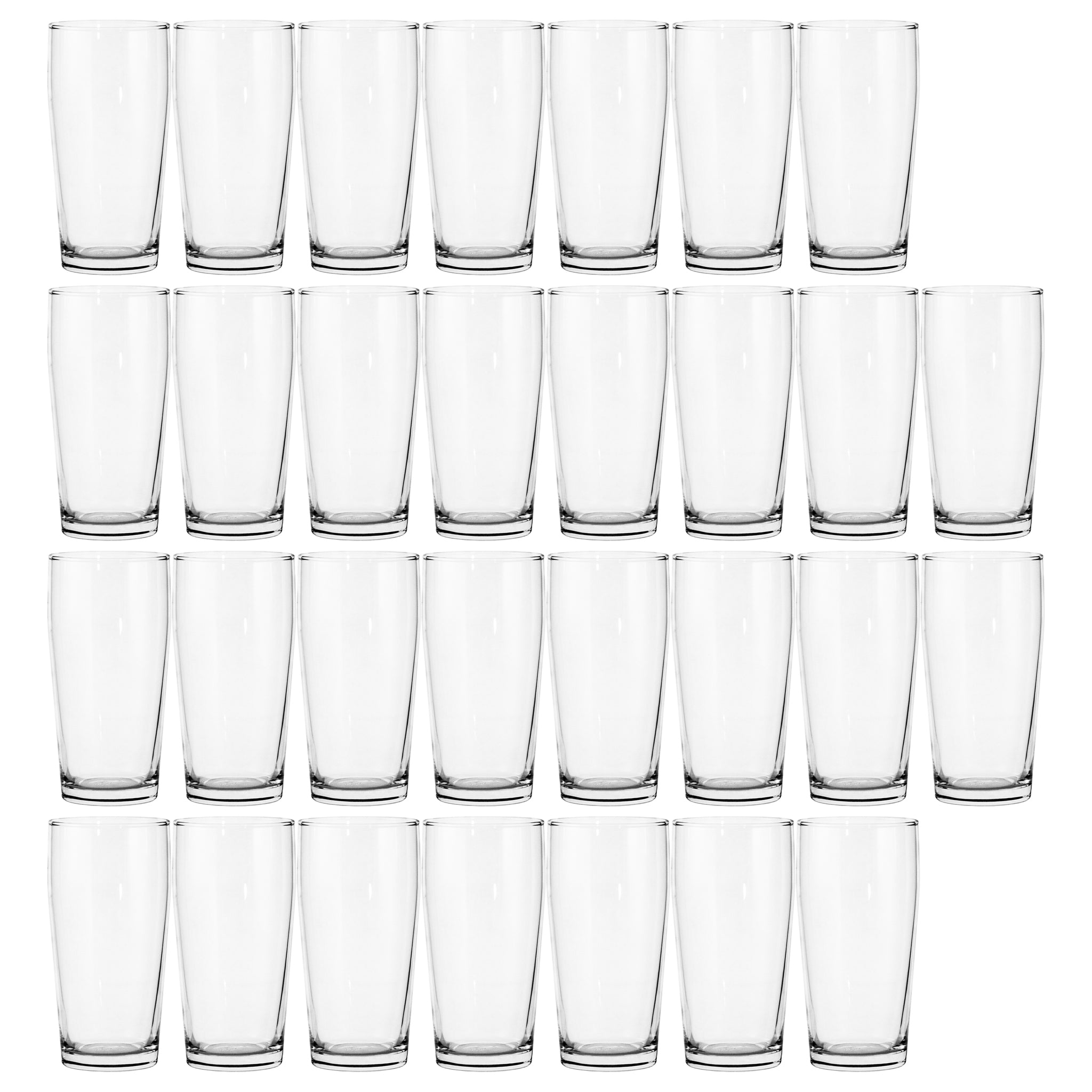 REGENT BLUE PLASTIC CRATE WITH WILLY TUMBLERS 30PK, 380ML