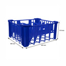 REGENT BLUE PLASTIC CRATE WITH ZOMBIE TUMBLERS 30PK, 330ML