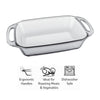 MARINEX SELETTA SMALL RECT. ROASTER WITH HANDLES, 2.1L