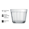 NADIR AMERICANO SMALL BOWL WITH 4 COLOURED PLASTIC LIDS, 150ML