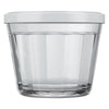 NADIR AMERICANO SMALL BOWL WITH 3 COLOURED PLASTIC LIDS, 150ML