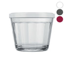 NADIR AMERICANO MEDIUM BOWL WITH 3 COLOURED PLASTIC LIDS, 350ML