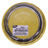 NADIR AMERICANO MEDIUM BOWL WITH 4 COLOURED PLASTIC LIDS, 350ML (103MM DIAX71MM)