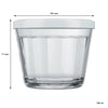 NADIR AMERICANO MEDIUM BOWL WITH 4 COLOURED PLASTIC LIDS, 350ML (103MM DIAX71MM)