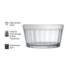 NADIR AMERICANO LARGE BOWL WITH 4 COLOURED PLASTIC LIDS, 600ML