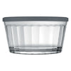 NADIR AMERICANO LARGE BOWL WITH 3 COLOURED PLASTIC LIDS, 600ML