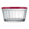 NADIR AMERICANO LARGE BOWL WITH 3 COLOURED PLASTIC LIDS, 600ML
