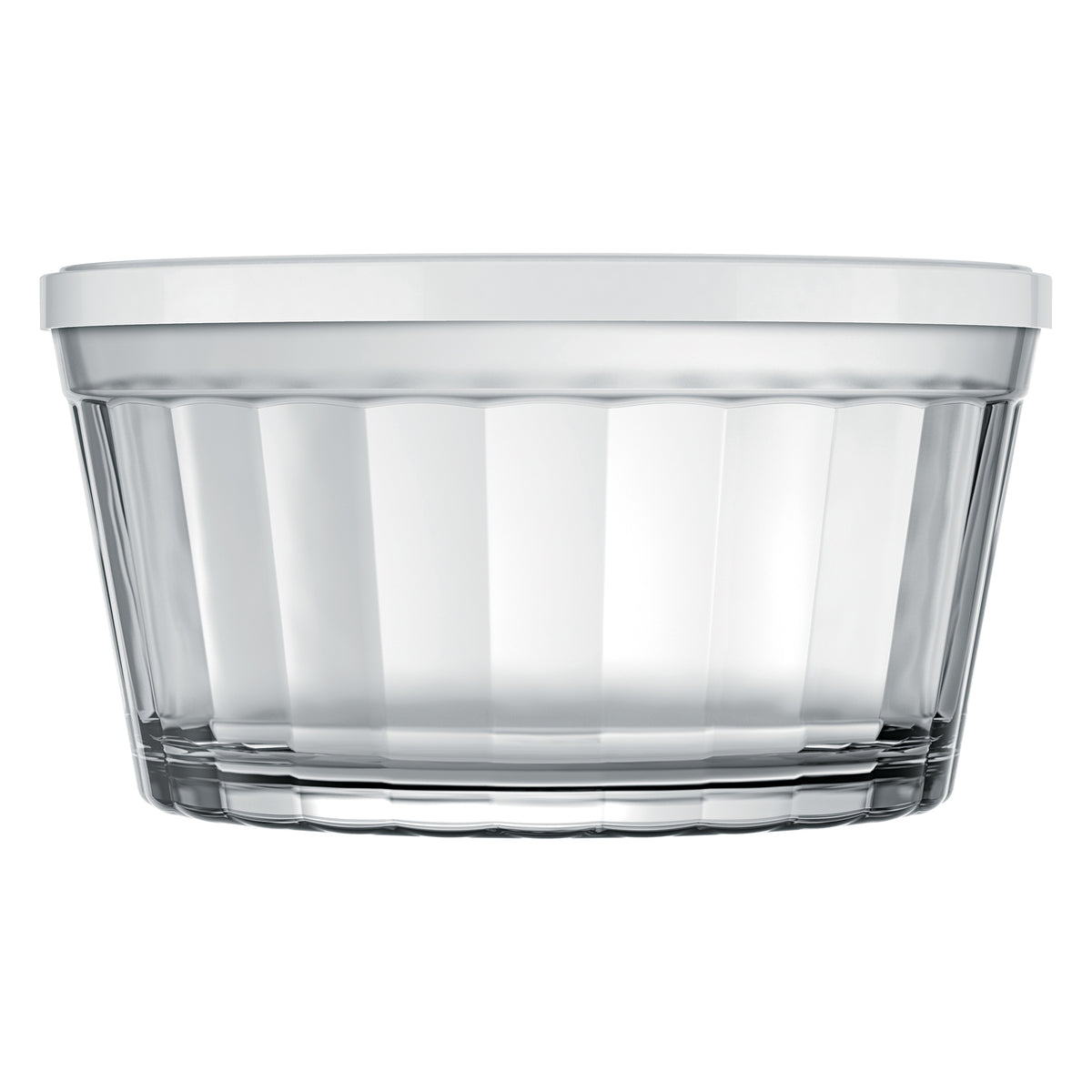 NADIR AMERICANO LARGE BOWL WITH 3 COLOURED PLASTIC LIDS, 600ML