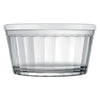 NADIR AMERICANO LARGE BOWL WITH 4 COLOURED PLASTIC LIDS, 600ML (131MM DIAX70MM)