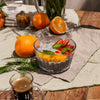 NADIR AMERICANO LARGE BOWL WITH 4 COLOURED PLASTIC LIDS, 600ML (131MM DIAX70MM)