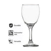 REGENT BLUE PLASTIC CRATE WITH WINE GLASSES 30PK, 250ML