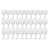 REGENT BLUE PLASTIC CRATE WITH WINE GLASSES 30PK, 250ML