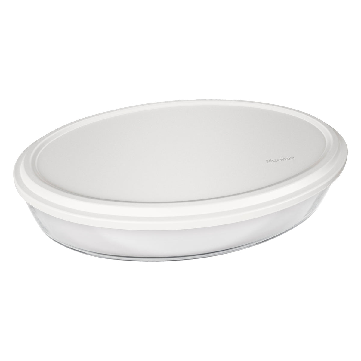 MARINEX OVAL ROASTERS WITH COLOURED PLASTIC LIDS, 3.2L