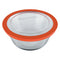 MARINEX ROUND FOOD STORAGE CONTAINER WITH PLASTIC LID, 600ML (144MM DIAX65MM)