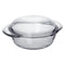 MARINEX SMALL ROUND CASSEROLE (700ML & LID 300ML), 1LT (205X160X65MM)