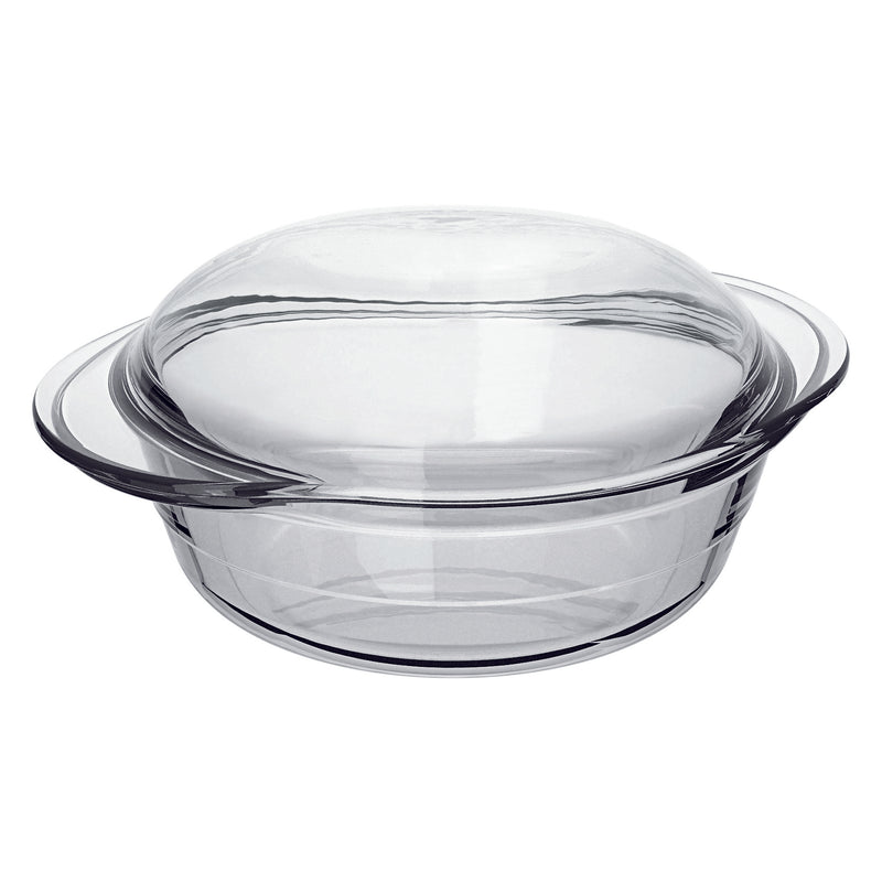 MARINEX SMALL ROUND CASSEROLE (700ML & LID 300ML), 1LT (205X160X65MM)