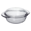 MARINEX SMALL ROUND CASSEROLE (700ML & LID 300ML), 1LT (205X160X65MM)