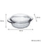 MARINEX MEDIUM ROUND CASSEROLE (1.5LT & LID 800ML), 2.3LT (260X202X105MM)