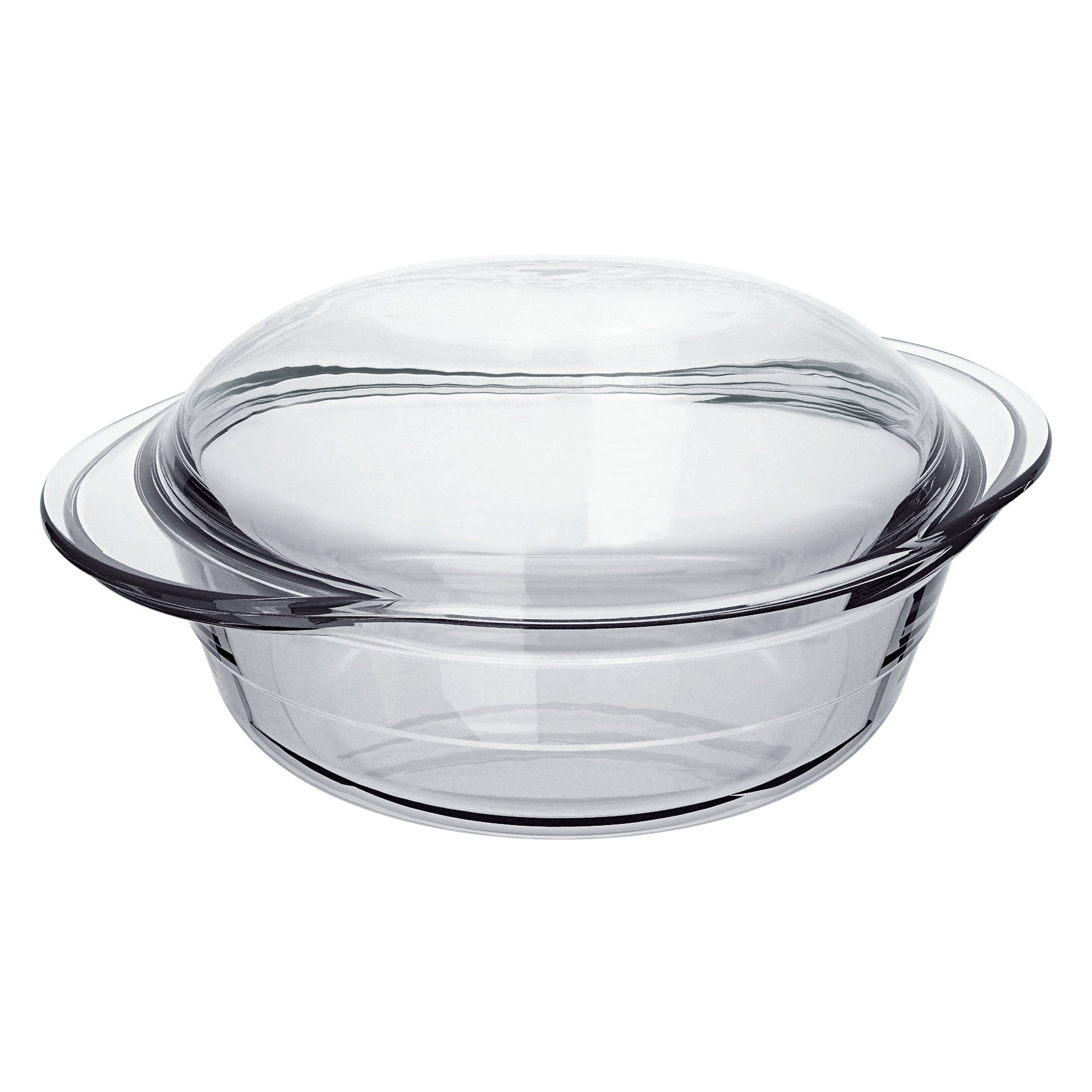 MARINEX MEDIUM ROUND CASSEROLE 1.5L & LID 800ML, 2.3L