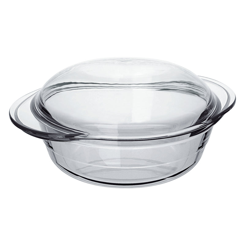 MARINEX MEDIUM ROUND CASSEROLE (1.5LT & LID 800ML), 2.3LT (260X202X105MM)