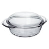 MARINEX MEDIUM ROUND CASSEROLE (1.5LT & LID 800ML), 2.3LT (260X202X105MM)