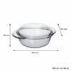 MARINEX LARGE ROUND CASSEROLE 1.9L & LID 900ML, 2.8L