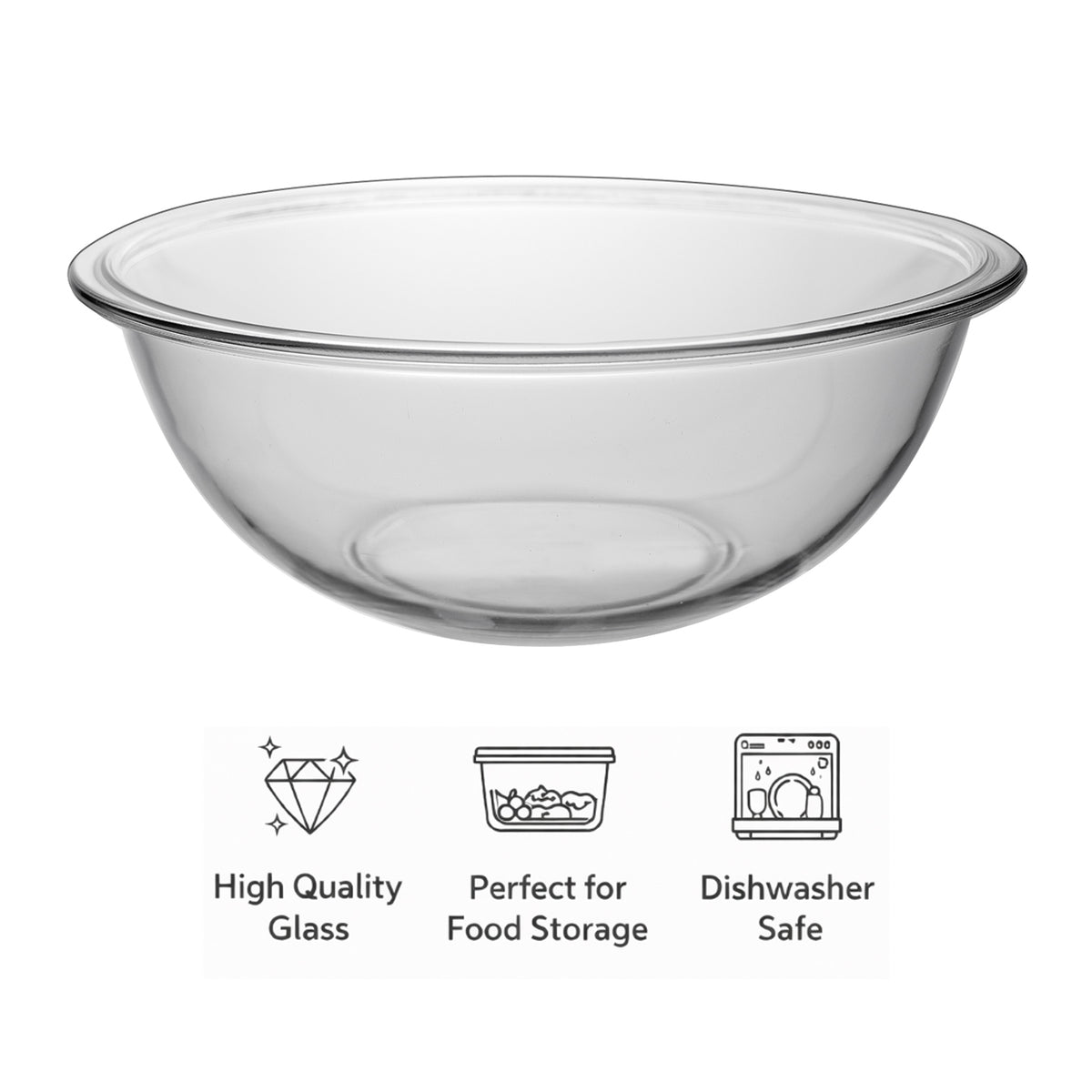 MARINEX GLASS MIXING BOWL, 4L
